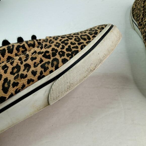 Vans Authentic Lo Pro Leopard Print T375 Canvas Sneakers Lace Up Shoes Size 8.5 - Picture 6 of 9